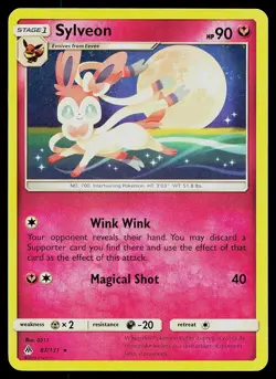 Pokemon Card Forbidden Light Sylveon 87/131 Rare - Image 1