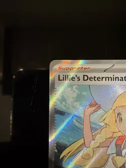Pokemon TCG Card Lillie's Determination English And Korean Ultra Rare AR - NM + - Image 3