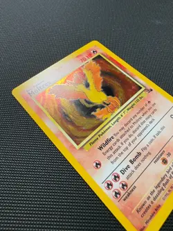 Moltres 12/62 Holo Rare Fossil Unlimited 1999 WOTC Pokemon Card MP/LP - Image 3
