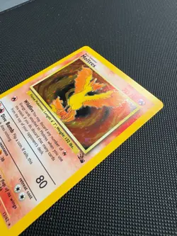 Moltres 12/62 Holo Rare Fossil Unlimited 1999 WOTC Pokemon Card MP/LP - Image 4