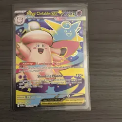 Pokemon Mega Clefable EX 103/088 Stage 1 Fairy 320 HP Full Art Holo aky CG Works - Image 1