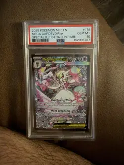 Pokemon TCG Mega Gardevoir ex Special Illustration Rare Holo 178/132 PSA 10 Eng… - Image 1