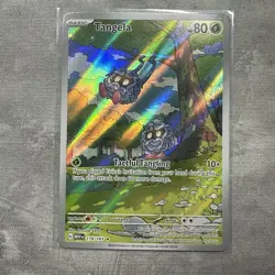 Pokemon TCG Tangela Scarlet & Violet 151 Holo Illustration Rare 178/165 Mint - Image 1