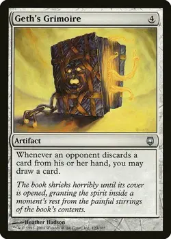 MTG NM English 1x Geth's Grimoire - NM English MTG - Darksteel - Image 1