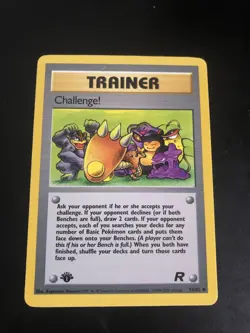 CHALLENGE! UNCO - POKEMON 74/82 TEAM ROCKET EDITION 1 EXCELLENT US VERSION - Image 1