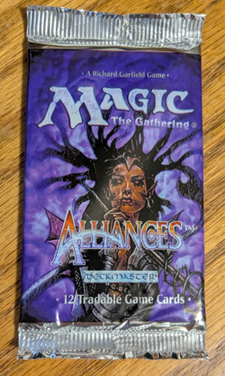 MTG - Alliances Booster Pack - Magic the Gathering Factory Sealed 1996 - Image 1