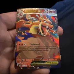 Mega Charizard Y EX 022/217 Ascended Heros Pokemon TCG Near Mint NM New - Image 1