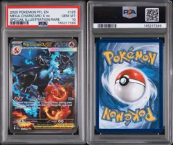 2025 Pokemon Phantasmal Flames MEGA CHARIZARD X EX Special 125/094 PSA 10 - Image 1