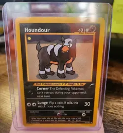LP-1st EDITION Pokemon-Houndour 43/105 Neo Destiny Regular(Carefully Packaged) - Image 1