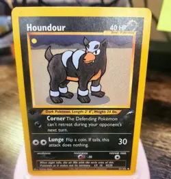 LP-1st EDITION Pokemon-Houndour 43/105 Neo Destiny Regular(Carefully Packaged) - Image 2
