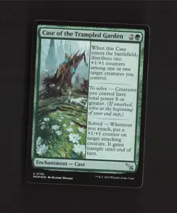 Case of the Trampled Garden 0156 Murders at Karlov Manor FOIL Uncommon MTG Card - Image 3