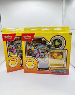 Lot of 2 Pokemon TCG Pokemon Day 2026 Collection Box 30th Anniversary Pikachu!! - Image 1
