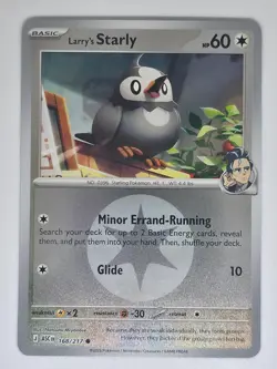 Larry's Starly (Energy Symbol Pattern) - 168/217 Pokemon ME: Ascended Heroes NM - Image 1