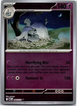Houndstone - - ME01: Mega Evolution 066/132 - Uncommon - NM Pokemon TCG - Image 1