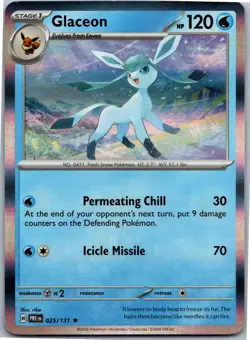 Glaceon - SV06: Twilight Masquerade 054/167 - Uncommon - NM Pokemon TCG - Image 1
