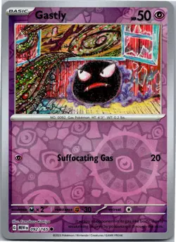 Gastly - SV: Scarlet & Violet 151 092/165 - Common - NM Pokemon TCG - Image 1
