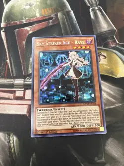 * SKY STRIKER ACE -RAYE * 1ST EDITION PRISMATIC SECRET MP19-EN259 (NM) YUGIOH! - Image 1