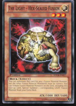 Yu-Gi-Oh TCG #SDCR-EN017 The Light - Hex-Sealed Fusion 1st Edition Common NM - Image 1