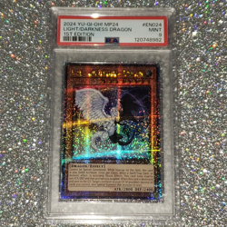 LIGHT AND DARKNESS DRAGON YUGIOH 2024 MP24 EN024 PSA 9 1st ed - Image 1