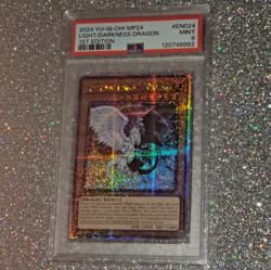 LIGHT AND DARKNESS DRAGON YUGIOH 2024 MP24 EN024 PSA 9 1st ed - Image 3