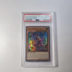Yu-Gi-Oh! Kashtira Fenrir Darkwing Blast 1st Ed Ultra Rare PSA 8 DABL-EN012 - Image 1