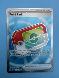 Poke Pad 113/088 Full Art Trainer Pokemon TCG Card Perfect Order - Pack Fresh NM - Image 1