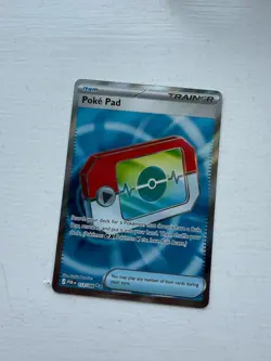 Poke Pad 113/088 Full Art Trainer Pokemon TCG Card Perfect Order - Pack Fresh NM - Image 1