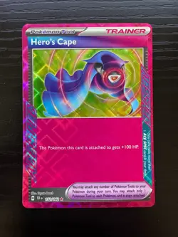 The Pokemon Hero's Cape 152/162 SV05: Temporal Forces ACE SPEC Rare Holo English - Image 1
