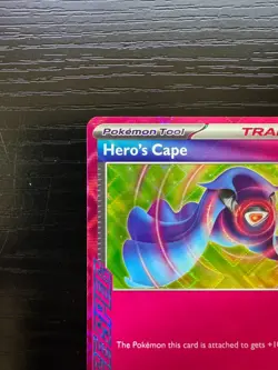 The Pokemon Hero's Cape 152/162 SV05: Temporal Forces ACE SPEC Rare Holo English - Image 2