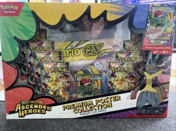 Pokemon TCG Ascended Heroes Premium Poster Collection Mega Lucario IN HAND - Image 1