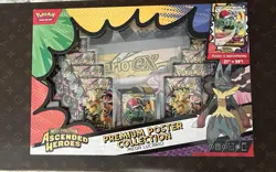 Pokemon Ascended Heroes Premium Poster Collection Lucario FACTORY SEALED IN HAND - Image 1