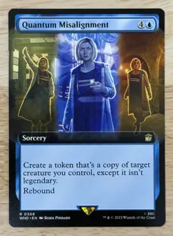 MTG - (Extended Art) QUANTUM MISALIGNMENT - Doctor Who (R) NM - Image 1