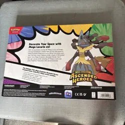 Pokemon Ascended Heroes: Mega Lucario Premium Poster Collection IN HAND ✅ - Image 2