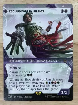 Magic The Gathering Ezio Auditore Da Firenze 131 Assasin's Creed Mythic MTG - Image 1