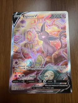 Espeon V Alt Art 180/203 Evolving Skies 2021 Pokemon Card English NM-M - Image 1