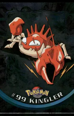 Pokemon Cards Kingler #99 Topps Trading Cards HOLO Series 2 NM - Image 1