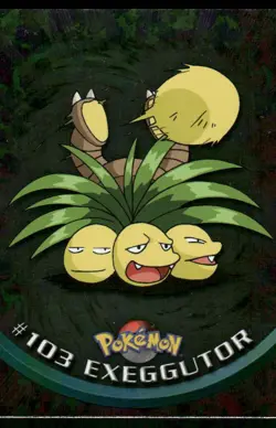 Pokemon Cards Exeggutor #103 Topps Trading Cards Series 2 LP *1 - Image 1