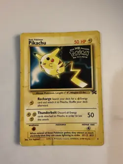 Pokemon TCG Pikachu Black Star Promo Card 4 1999 - Image 2
