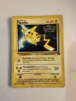 Pokemon TCG Pikachu Black Star Promo Card 4 1999 - Image 3