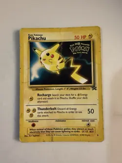 Pokemon TCG Pikachu Black Star Promo Card 4 1999 - Image 4