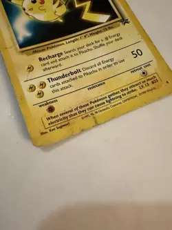 Pokemon TCG Pikachu Black Star Promo Card 4 1999 - Image 5