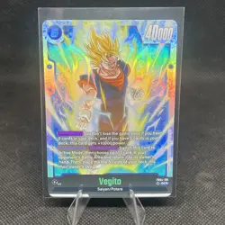 Dragon Ball Card Game. Fusion World. Vegito. FB04-130. SCR. NM. English. - Image 1