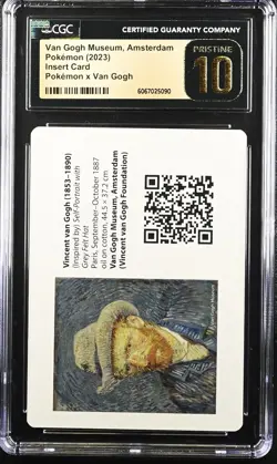 CGC 10 Pristine Van Gogh Museum, Amsterdamn Insert Card Pokemon x Van Gogh 2023 - Image 1