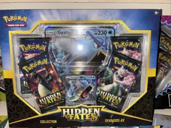 Pokemon TCG- Hidden Fates Gyarados GX Collection Box- New Factory Sealed - Image 1