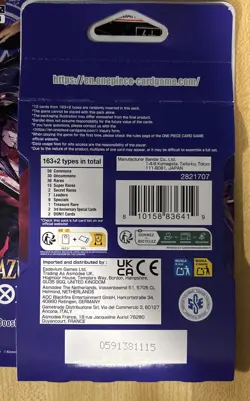 One Piece Card Game The Azure Sea's Seven OP-14 Sleeved Booster Packs Lot of 5 - Image 5