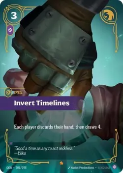 Riftbound Invert Timeline NM Foil Origins - Image 1