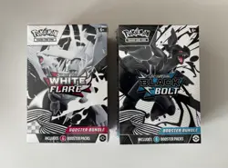 Pokemon TCG Black Bolt & White Flare Booster Bundles ✅ Sealed & In Hand 1 x each - Image 1