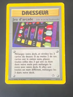 CARTE POKEMON JEU D'ARCADE 83/111 FR RARE NEO GENESIS - BE/TBE - Image 1