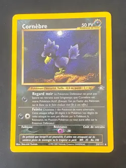 CARTE POKEMON CORNEBRE 24/111 FR RARE NEO GENESIS - TBE/EXC - Image 1