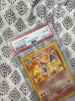 2002 Pokemon Legendary Collection #3 Charizard Legendary Collection PSA 6 - Image 3